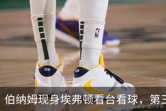伯纳姆现身埃弗顿看台看球，第三球进账，他和妻子一起跳了起来